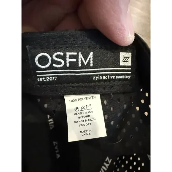 ZYIA EST. 2017 Womens Black Gray Camo Adjustable SnapBack Hat Baseball Cap - Picture 8 of 8